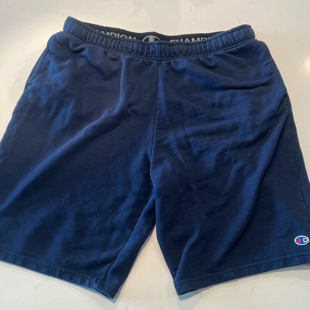 Champion Men's Deep Blue Athletic Shorts Size 2XL